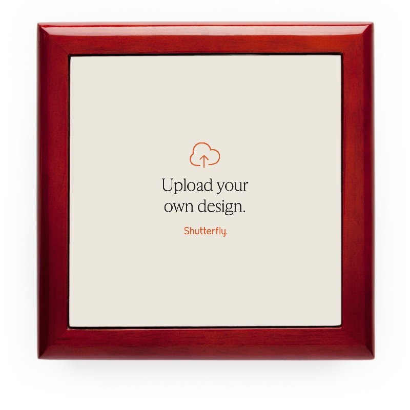 Upload Your Own Design Keepsake Box Upload Your Own Design 5.375x5.375 Multicolor Keepsake Box