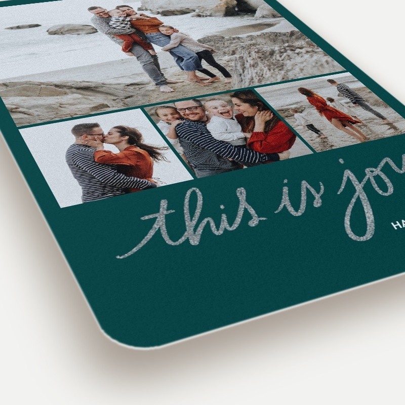 Handwritten Joy Holiday Card