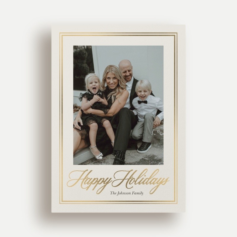 Holiday Cards With Festive Borders
