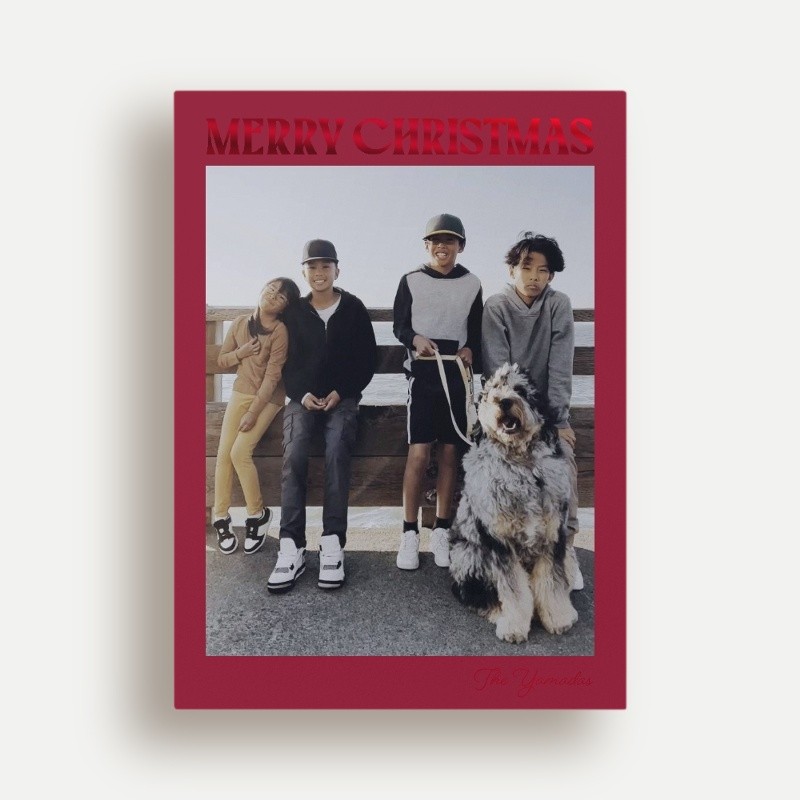 Bold Stack Holiday Card