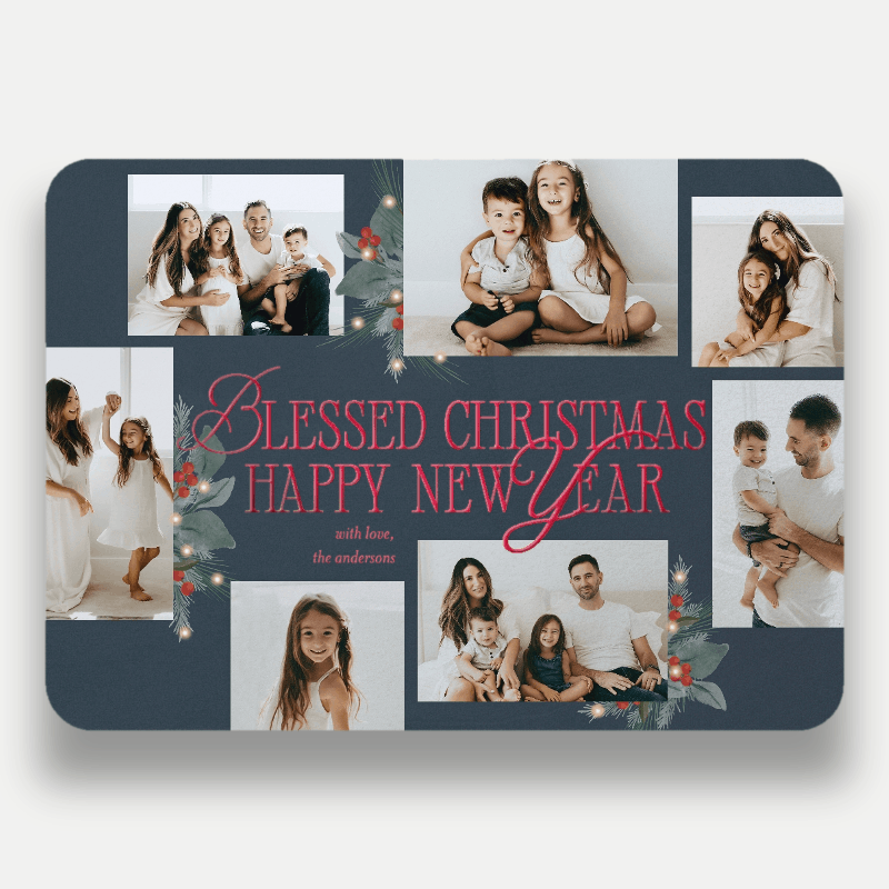 Botanical Sentiment Holiday Card