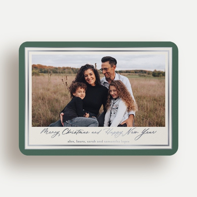 Classic Matted Holiday Card