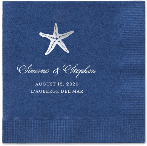 Personalized Stylish Wedding Napkins