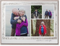 Brushed Border Collage Of Four