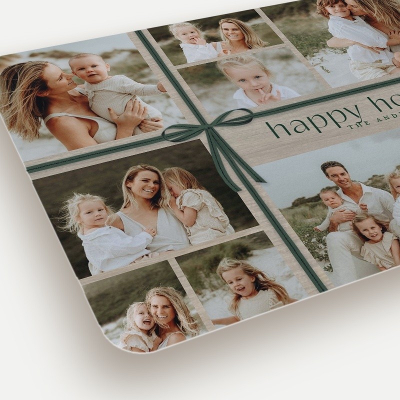 Wrapped Collage Holiday Card
