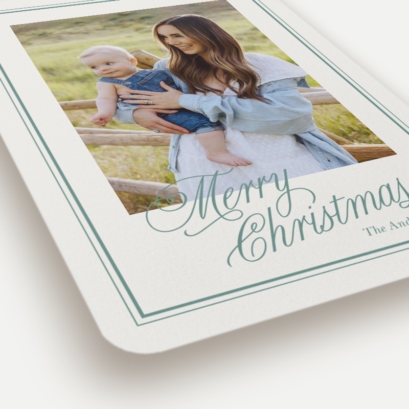 Framed Greeting Holiday Card