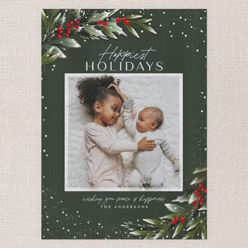 Square Foil Holiday Cards