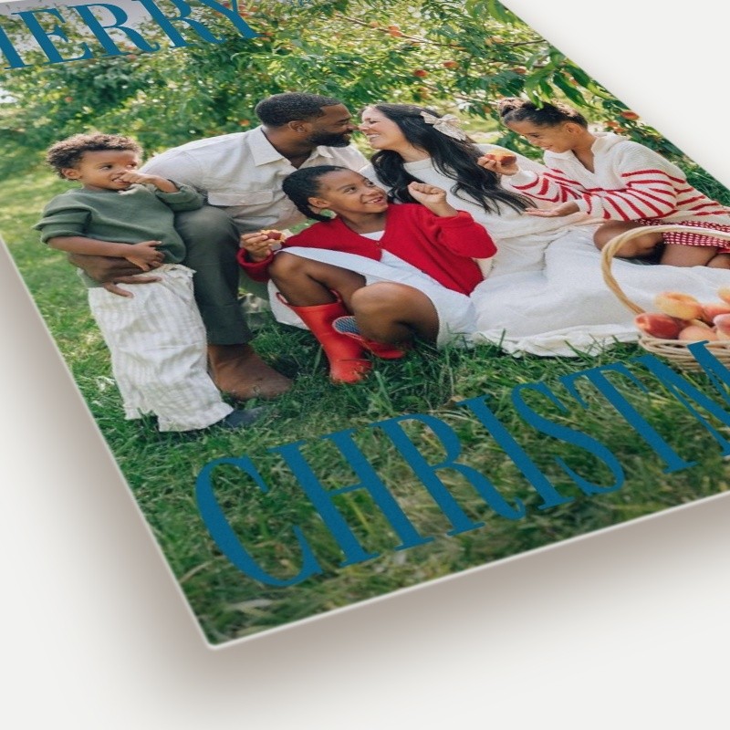 Split Serif Holiday Card