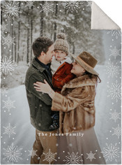 Snowflake Overlay Portrait