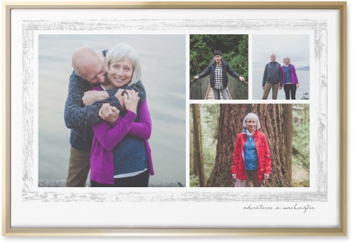 Brushed Border Collage Of Four