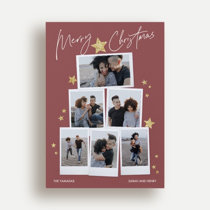 Starry Snapshots Holiday Card