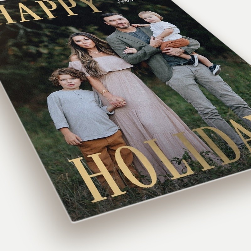 Classic Headline Holiday Card
