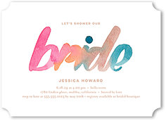 Brightly Colored Bridal