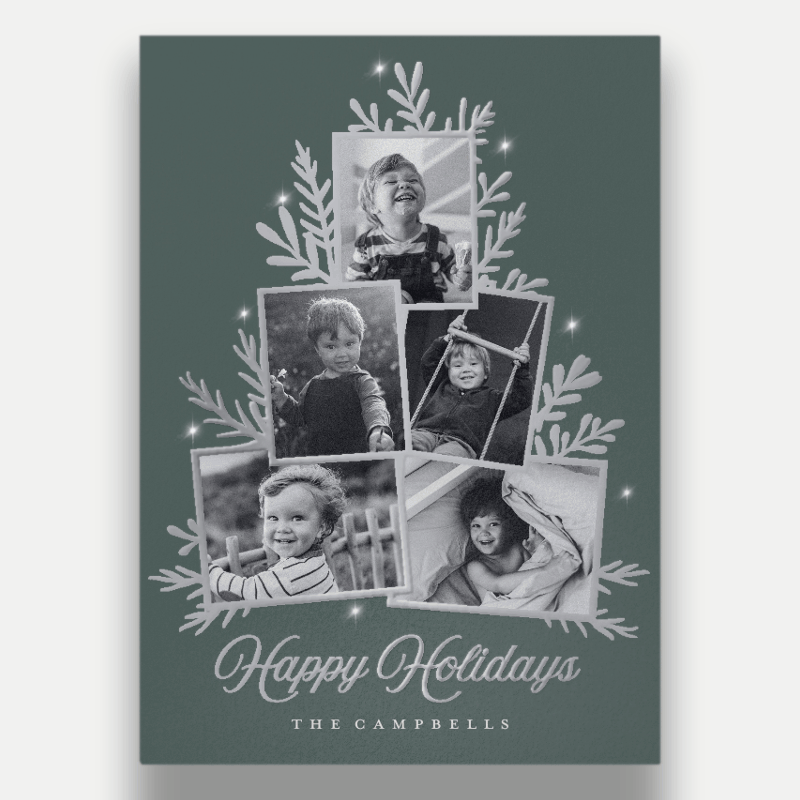 Sprig Tree Holiday Card