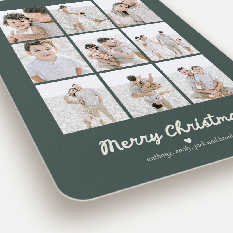 Nine Frame Holiday Card