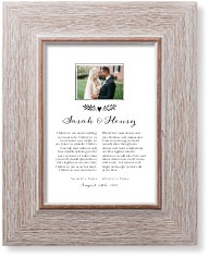 Elegant Wedding Vow Collage