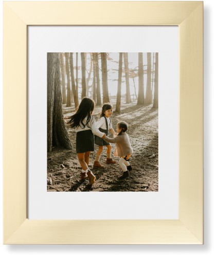 Framed Prints: Photo Gallery Gold Contemporary Frame White Top Mat 8x10 1 Photo Shutterfly