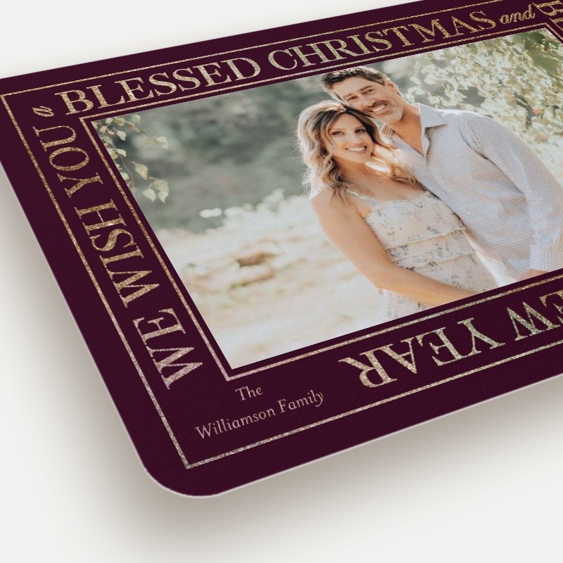 Wrapped Wishes Holiday Card