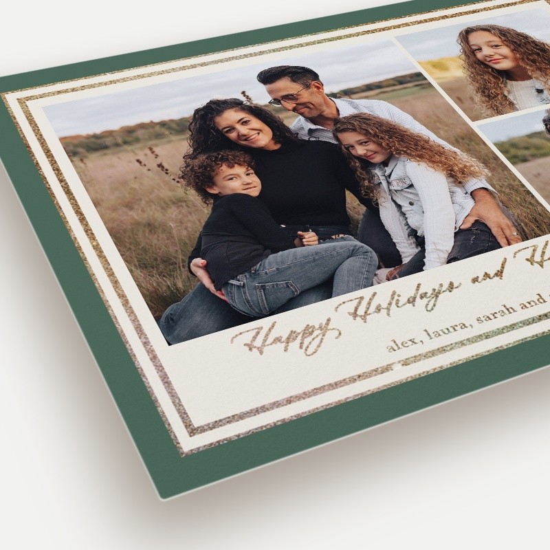 Classic Matted Holiday Card