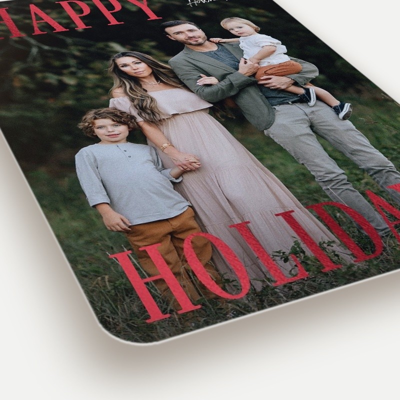 Classic Headline Holiday Card