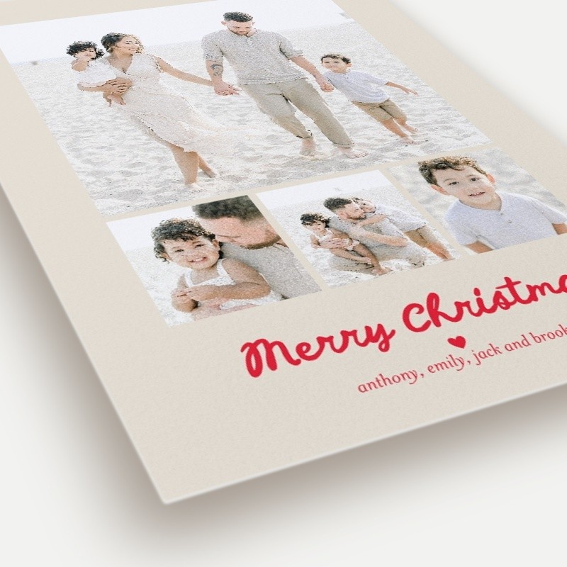 Nine Frame Holiday Card
