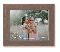 Double Heart Line Art