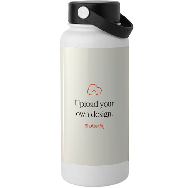 Upload Your Own Design 30oz Multicolor  Stainless Steel Wide Mouth Water Bottle
