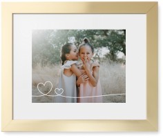 Double Heart Line Art