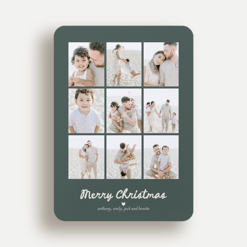 Nine Frame Holiday Card