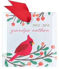 Christmas Memorial Cardinal