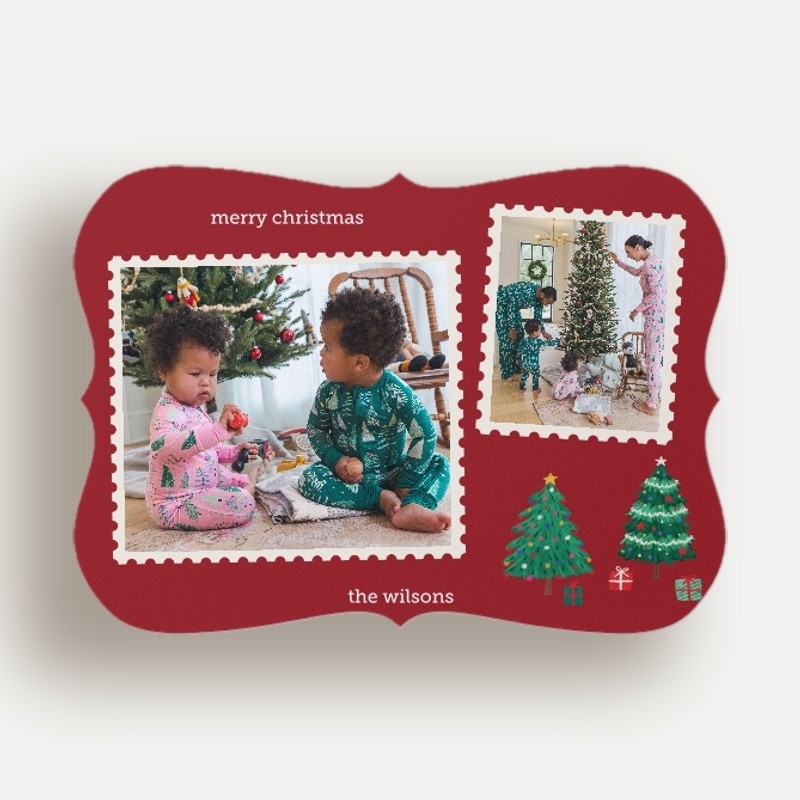 Little Sleepies Joyful Traditions Crimson