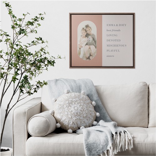 Traits of the Best 20x24 Pink  Canvas Print