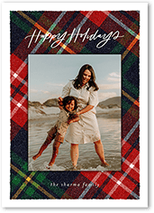 Plaid Photo Frame