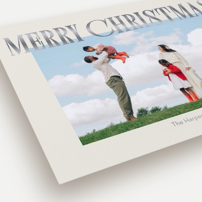 Elegant Serif Holiday Card