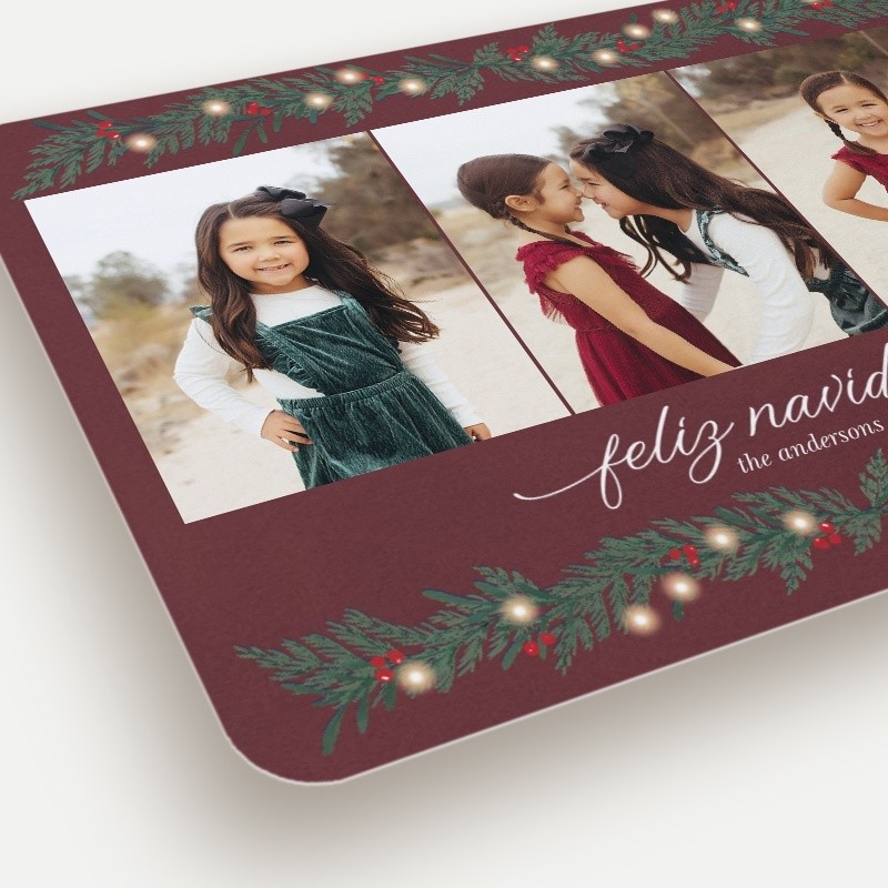 Berry Garland Holiday Card