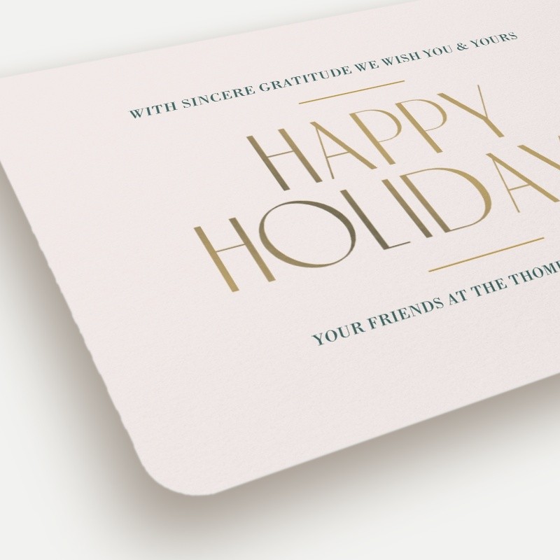 Celebrating Gratitude Holiday Card