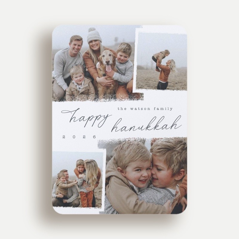 Snowy Scrapbook Holiday Card