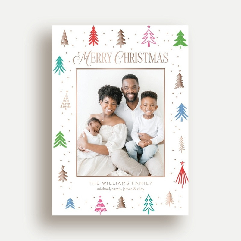 Festive Tree Border