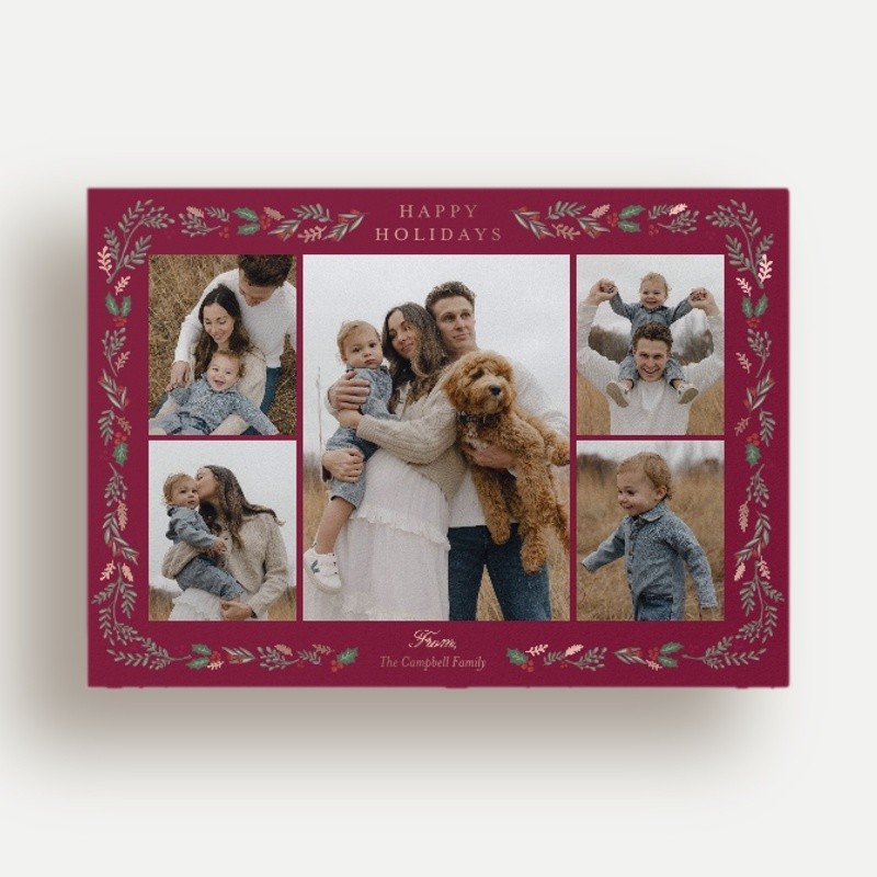 Painted Holly Frame