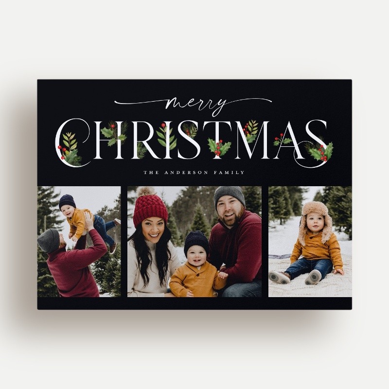 Classic Statement Holiday Card