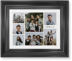 Rustic Picture Gallery Collage Of Seven