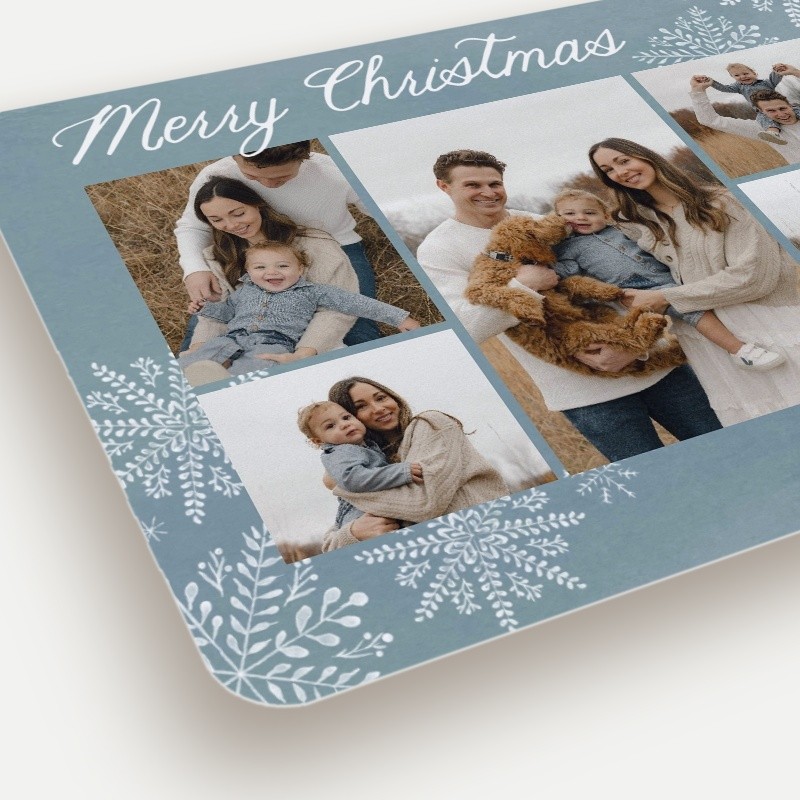 Scattered Snowflakes Holiday Card