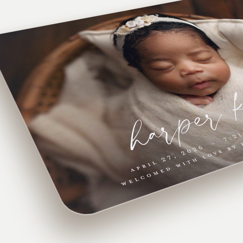 Little Welcome Birth Announcement