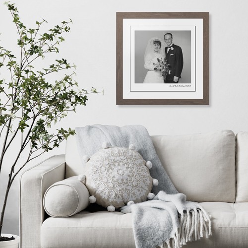 Modern Gallery of One Portrait 16x16 Multicolor  Framed Print