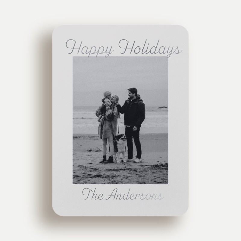 Elegant Signature Holiday Card