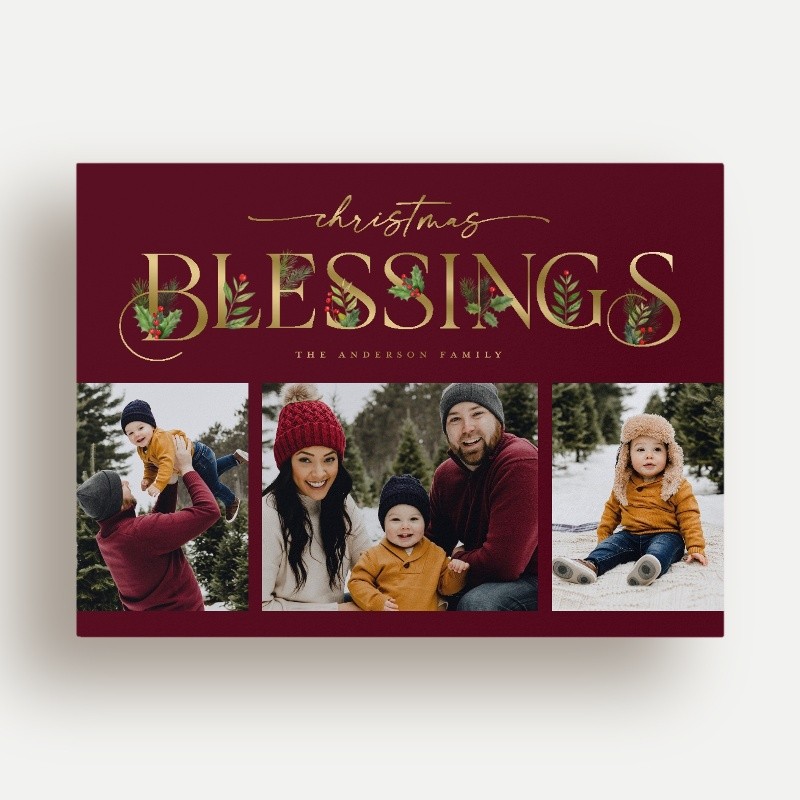 Classic Statement Holiday Card