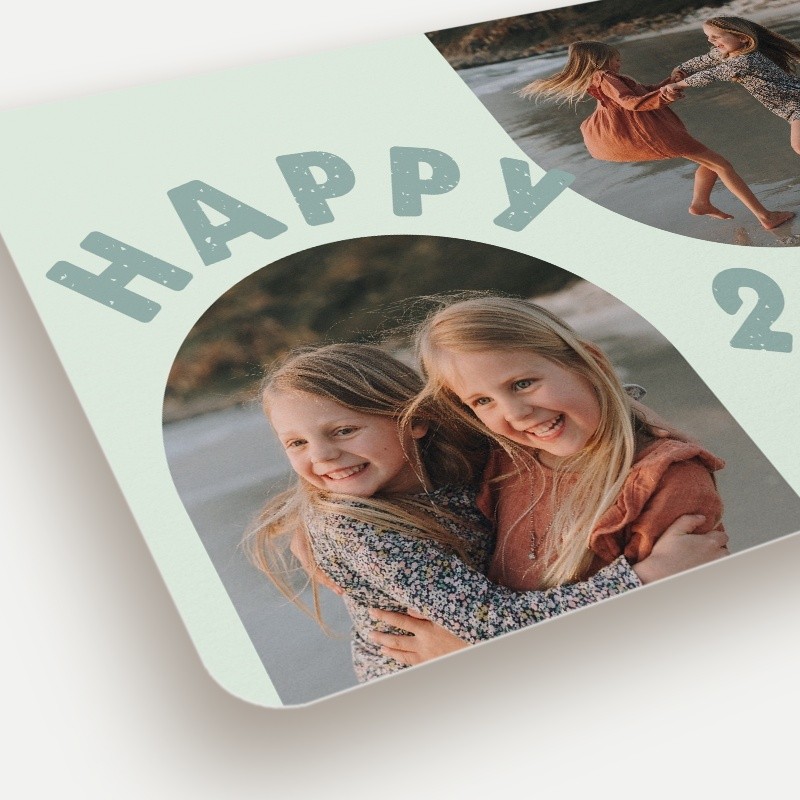 Modern Cheer New Year's Card