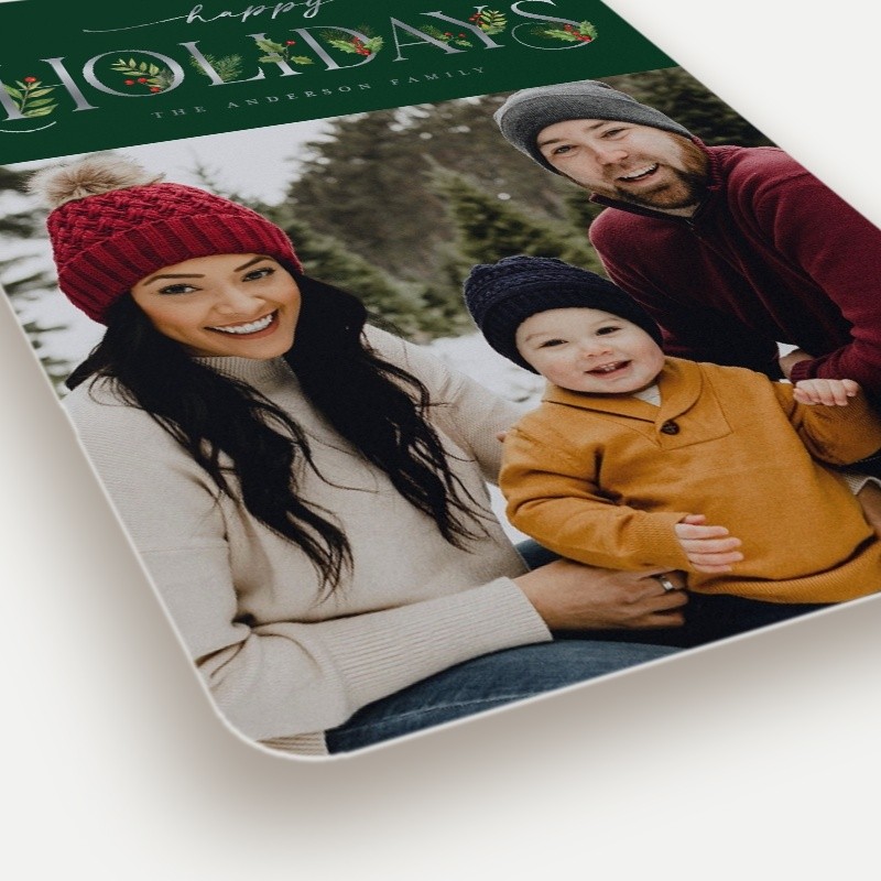 Classic Statement Holiday Card
