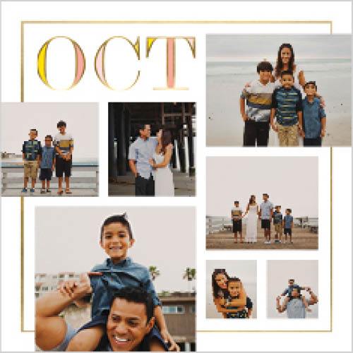 Gilded Jewel Tones 12x12 undefined  Wall Calendar