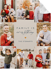 Family Collage Script Portrait